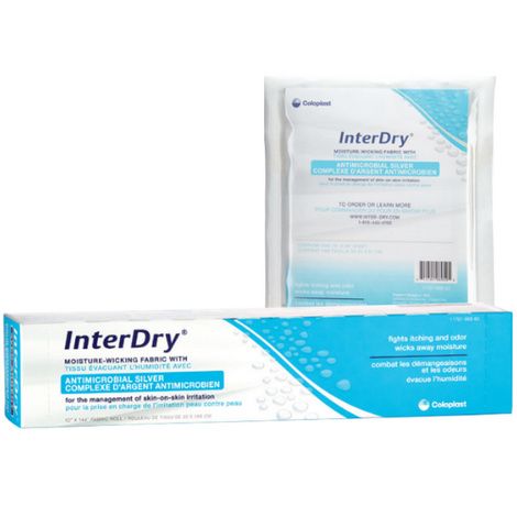 Coloplast Interdry Moisture Wicking Fabric with Antimicrobial Silver -  7910, 7912, 7915