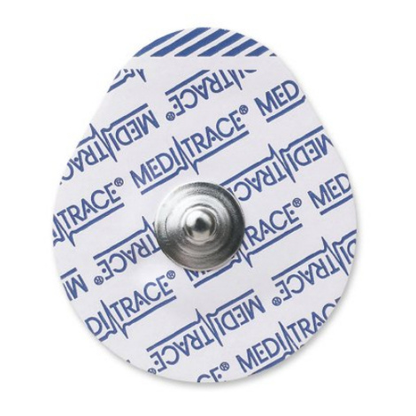 Cardinal ECG Monitoring Electrode Foam Backing Non-Radiolucent Snap Connector