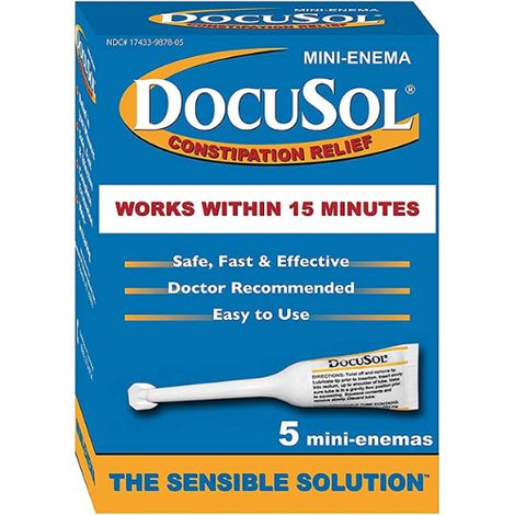 Buy Alliance Labs DocuSol Constipation Relief Mini Enemas