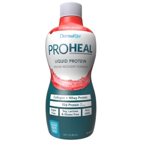 DermaRite ProHeal Cherry Splash Oral Protein Supplement