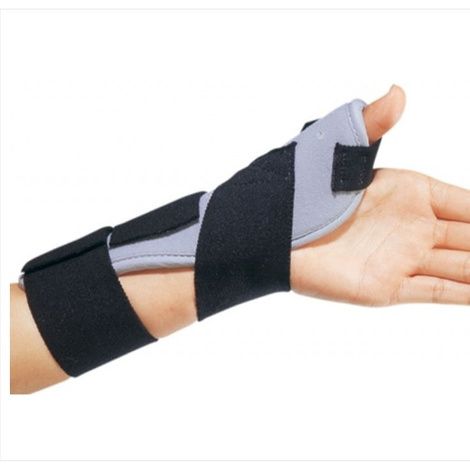 DJO ThumbSPICA Left Thumb Splint,Black / Blue, Universal Size,Each,79-87101
