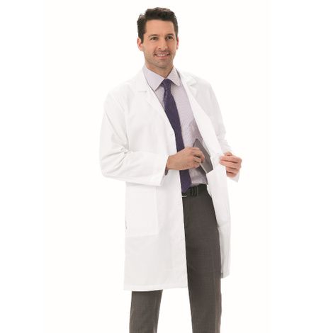 Encompass Men's Meta 37 Inch Long Lab Coat