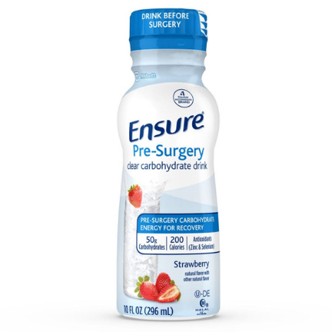 Abbott Ensure PreSurgery Clear Nutrition Drink