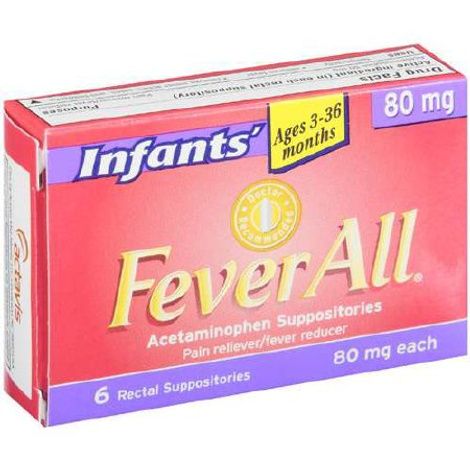 FeverAll Infants Acetaminophen Pain Relief
