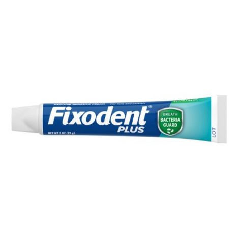 Fixodent Plus Breath Bacteria Guard Denture Adhesive Cream