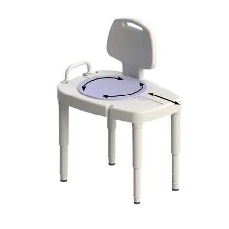 Maddak Sliding Rotating Transfer Bench