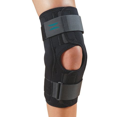 New Cramer Neoprene Patellar Support Knee Brace Sleeve Black XL Compression