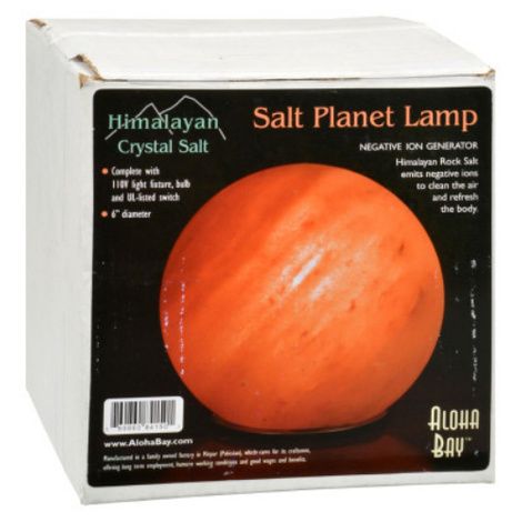Himalayan Salt Crystal Lights Planet Globe Lamp