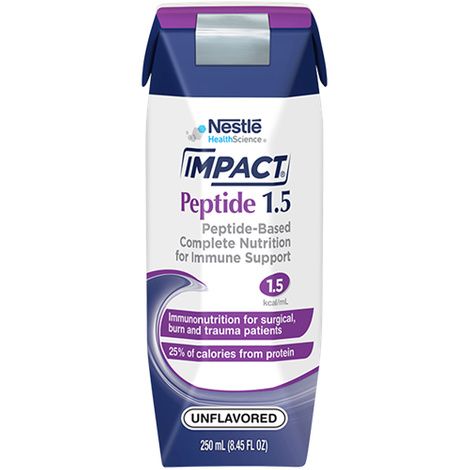 Nestle Impact Peptide 1.5 Immunonutrition With SpikeRight Port for Surgical and Trauma Patients