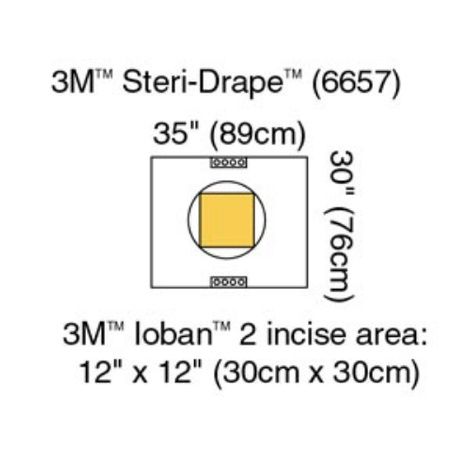 3M Steri Drape Cesarean-Section Pouch with Loban