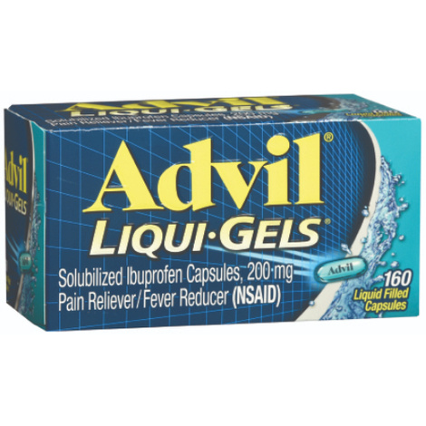 Advil Liqui Gels Ibuprofen Pain Relief Capsule