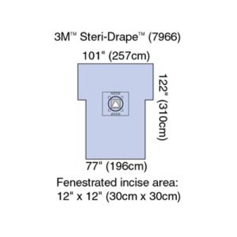 3M Steri Drape Cesarean-Section Sheet with Aperture Pouch