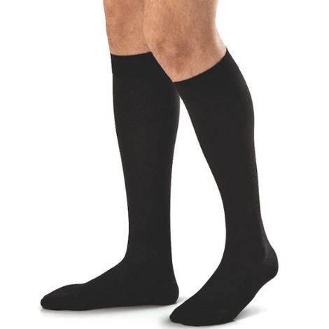 BSN Jobst for Men Closed Toe Knee High 15-20 mmHg Ribbed Compression Socks