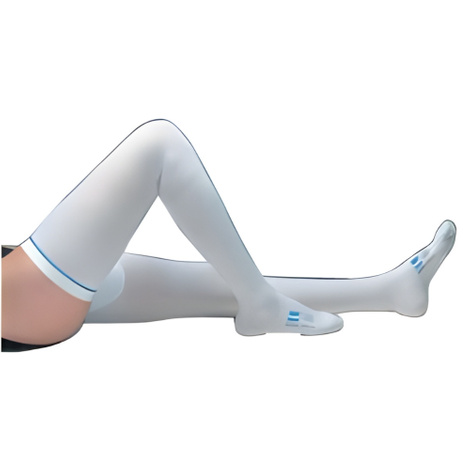 TED Hose Thigh High Open Toe Anti-Embolism Latex-Free Compression Stockings