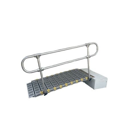 Roll-A-Ramp Removable Aluminum Loop End Handrails