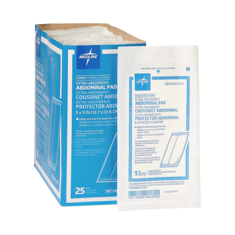 Medline Super Absorbent Sterile Abdominal Pads