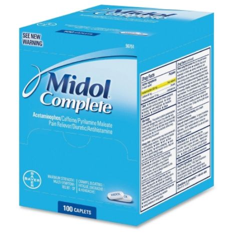 Midol Complete Acetaminophen Cramp Relief Caplet