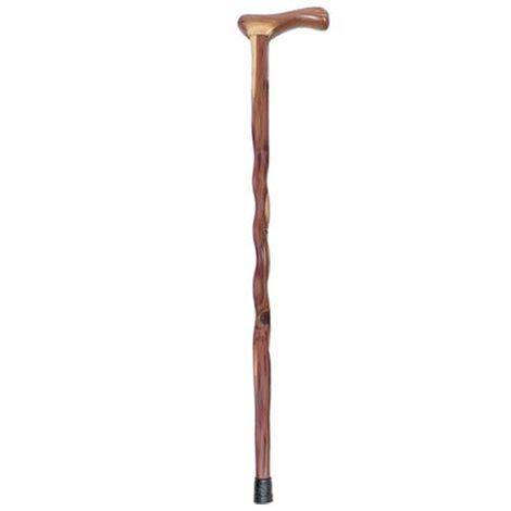 Mabis DMI Briggs Brazos Natural Hardwood Root Walking Cane With ...