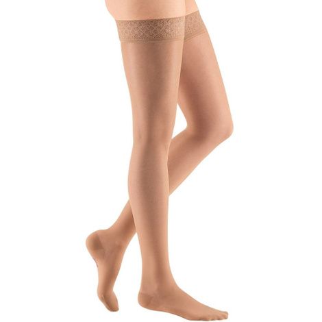 Medi USA Mediven Sheer & Soft Women's 20-30 mmHg Compression Socks Thigh High