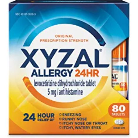 Xyzal 24-Hour Allergy Relief Tablets