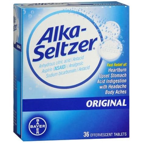 Alka-Seltzer Bayer Antacid Pain Relief Tablet