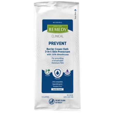 Medline Remedy Phytoplex Dimethicone Skin Protectant Cloths