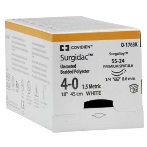 Medtronic Surgidac Inverted Premium Spatula Suture with SS-28 Needle