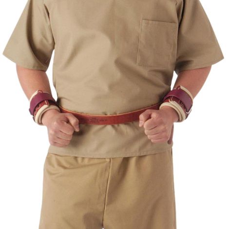 Humane Restraint Ambulatory Locking Wrist-Waist Restraint Belt