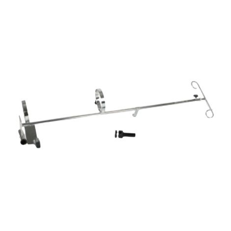 Medline Wheelchair O2 Holder / IV Pole Combo Unit