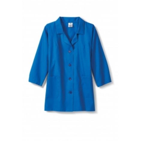 Medline Ladies Three-Quarter Length Sleeve Smocks - Royal Blue