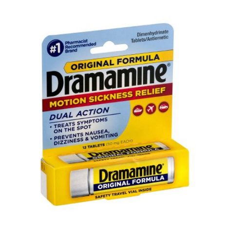Dramamine Original Formula Motion Sickness Relief Tablet