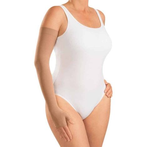 Medi USA Harmony 20-30 mmHg Armsleeve With Gauntlet And Silicone Top Band Compression