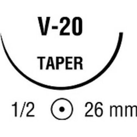 Buy Medtronic Sofsilk Nonabsorbable Taper Point Suture with Needle V-20