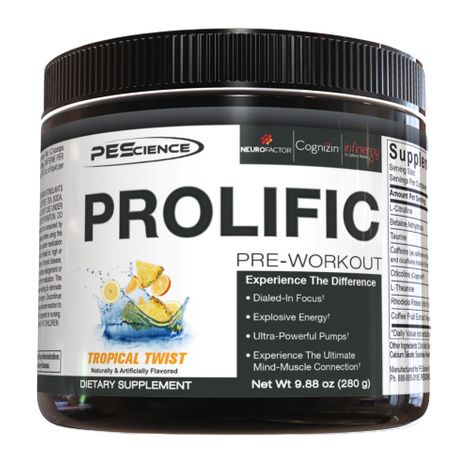 PEScience Stimulant-Based Pre Workout Supplement