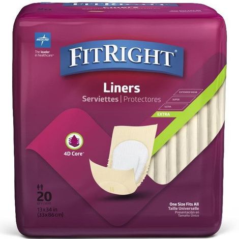 Medline FitRight Liners
