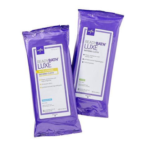 Medline ReadyBath LUXE Total Body Cleansing Heavyweight Washcloths