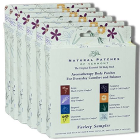 Natural Patches Of Vermont Variety Pack Essential Oil Patches