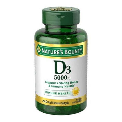 Nature's Bounty D3 Cholecalciferol Vitamin Supplement