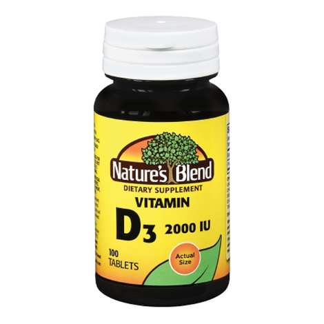 National Nature's Blend Vitamin D 2000 IU Strength Tablet