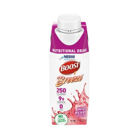 Nestle Boost Breeze Wild Berry Flavor Oral Supplement