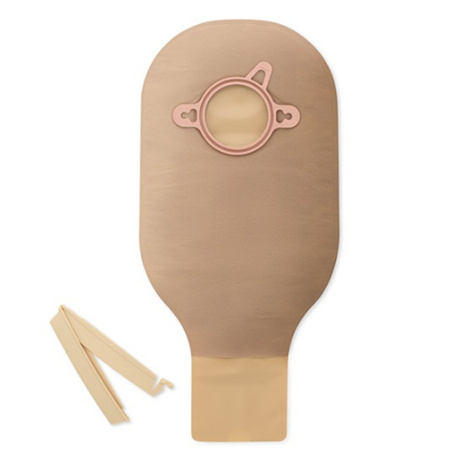 Hollister New Image Two-Piece Standard Wear Transparent Drainable Pouch With Clamp Closure