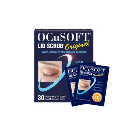 Ocusoft Lid Scrub Eyelid Cleanser Pre-Moistened Pads