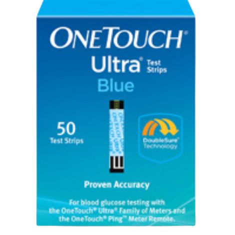 Lifescan OneTouch Ultra Blue Test ,with Double Sure Technology,100/Pack,70020245