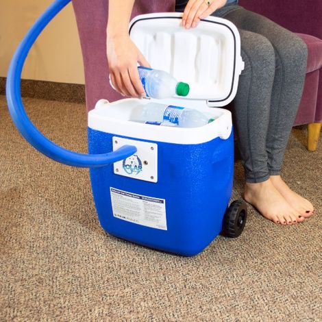 Polar Active Ice 3.0 Kältetherapie-Gerät – Mit Knietherapie-Pad, Timer & 9-Liter-Kühler
