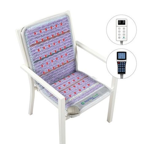 HealthyLine Platinum Mat Chair Photon Advanced PEMF InfraMat pro,40x18x1.2,Each,Platinum-Chair-4018-PhP-adv