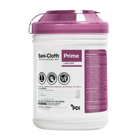 Professional Disposables Sani-Cloth Prime Surface Disinfectant Cleaner