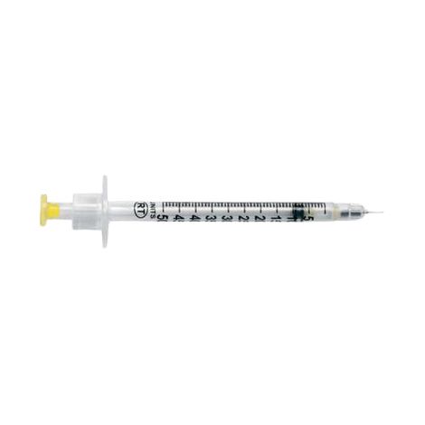 Retractable VanishPoint U-100 Insulin Syringe with Needle