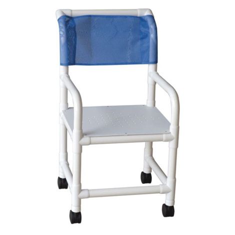 Sammons Preston Shower Chair With Flatstock Seat