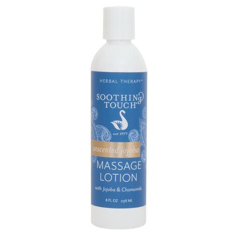 Soothing Touch Unscented Jojoba Massage Lotion,8oz,Each,304893-08