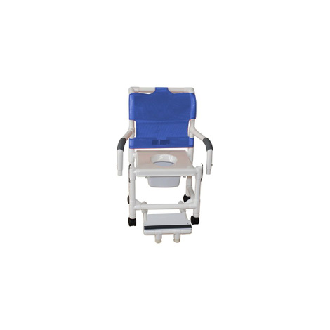 Sammons Preston Shower/Commode Chair with Swing Arms & Snap-On Seat